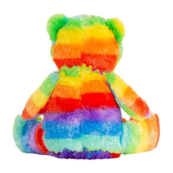 Mumbles Zipped Rainbow Bear Plush Toy