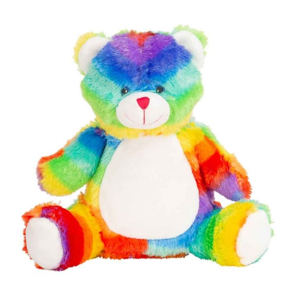 Mumbles Zipped Rainbow Bear Plush Toy Multicoloured One Size