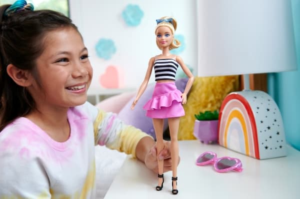 Barbie Fashionista Doll B&W Classic Dress