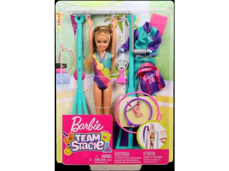 Barbie Stacie Gymnastics Playset CDON