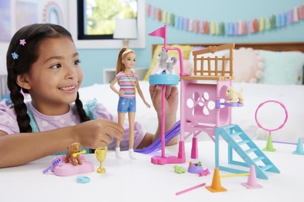 Barbie Stacie Puppy Playground Playset