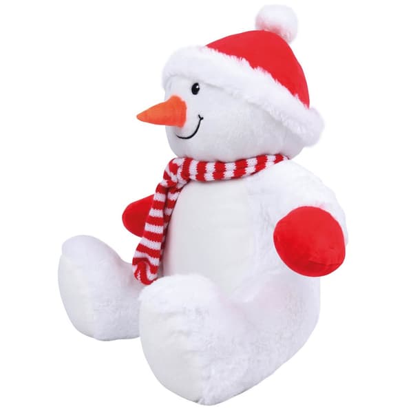 Mumbles Zipped Snowman Plush Toy