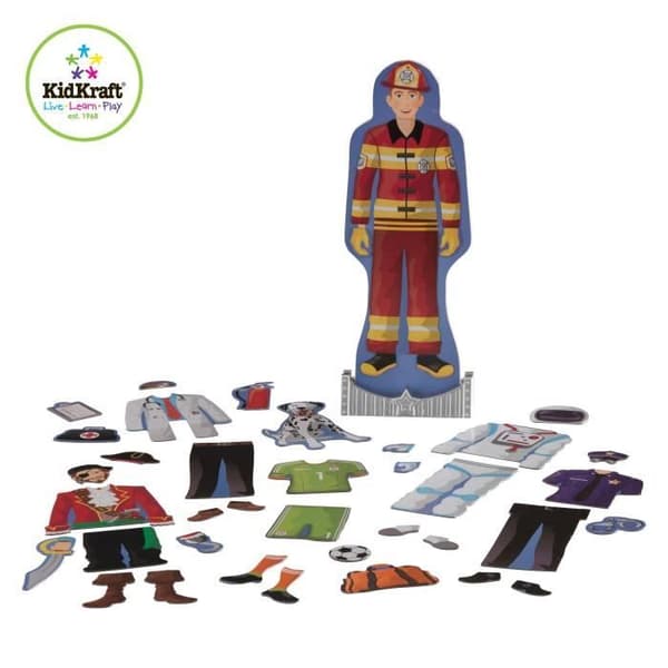 KIDKRAFT Magnetic Dress Up Doll - Brady