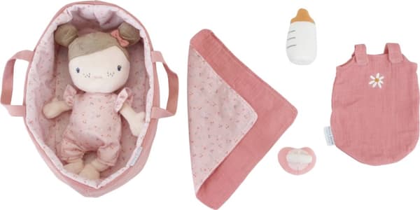 Little Dutch Rosa - Babydukke i veske