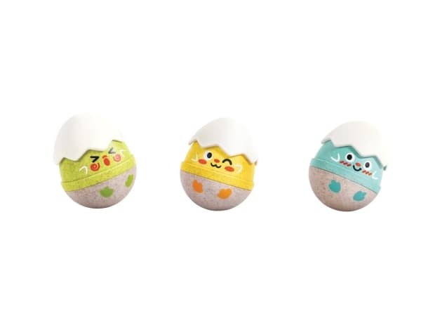 Hape Wobble Rattle Egg Set