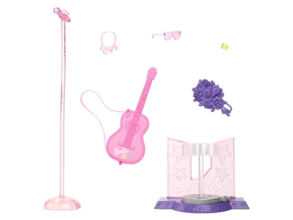 Barbie popstjernedukke, motedukke, kvinne, 3 år, jente, 320 mm, flerfarget