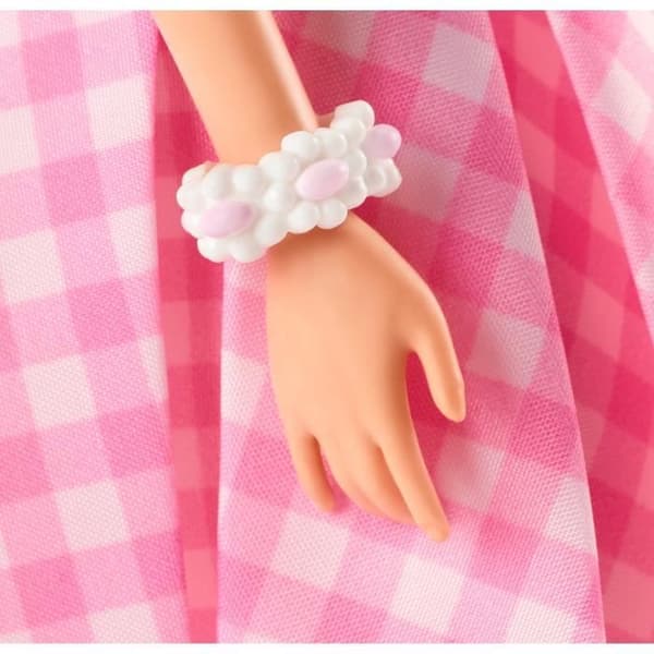 BARBIE THE MOVIE - Barbie Pink Gingham Dress - Samlardocka - Ålder 6+