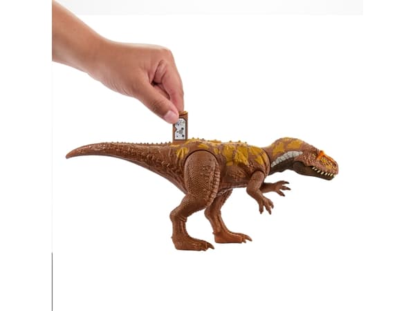 Jurassic World WILD ROAR Megalosaurus, Actionfigur att samla, Filmer och TV-serier, Batterier krävs