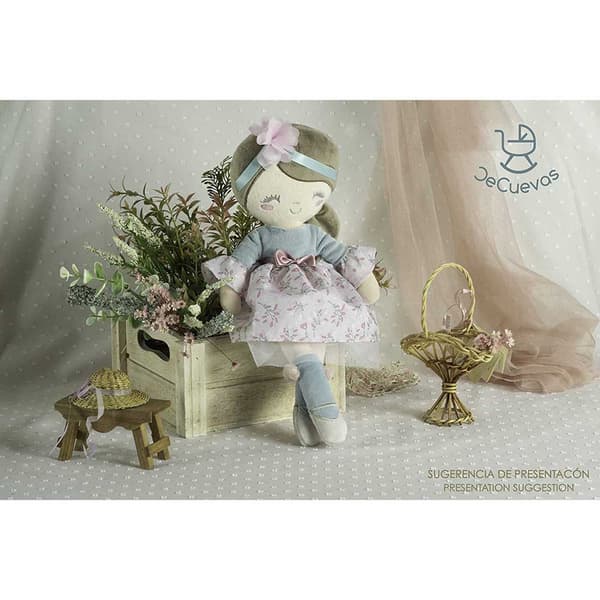 De Cuevas Toys Nukke Pehmeällä Vartalolla Nukke Beige