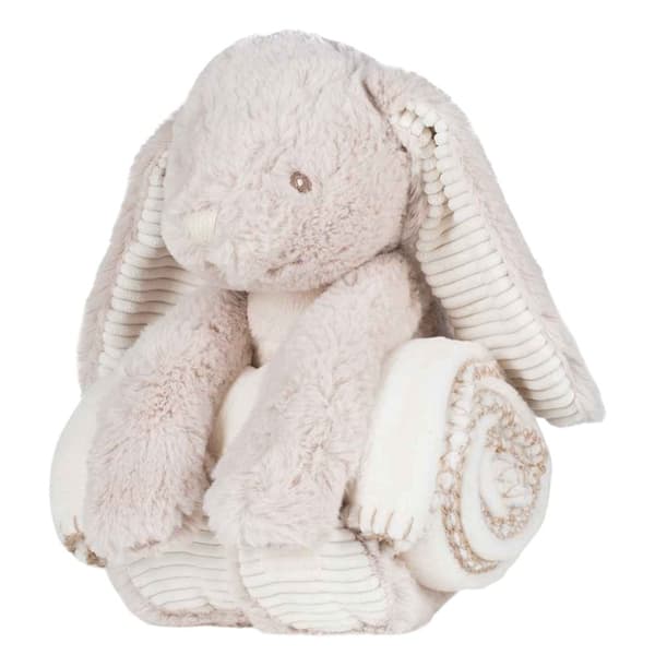 Mumbles Rabbit Plush Toy Set (Pack of 2) Cream M