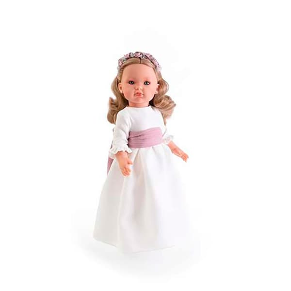 Antonio Juan Rubia Communion Inkluderar Pannband Och Backar Bella 45 Centimeter Docka
