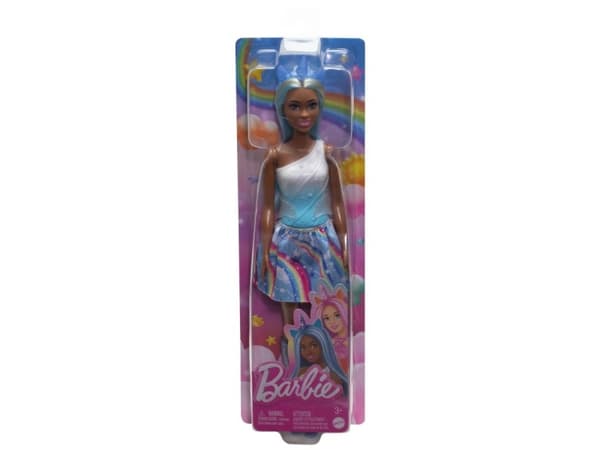 Barbie Mattel yksisarvinen nukke sininen asu HRR14 Barbie Mattel yksisarvinen nukke sininen asu HRR14