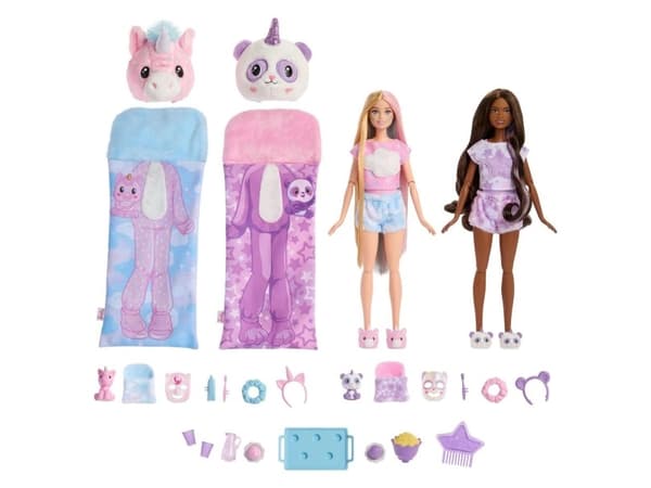 Mattel Dovanų rinkinys barbie dukke søta avsløre pyjamasfest