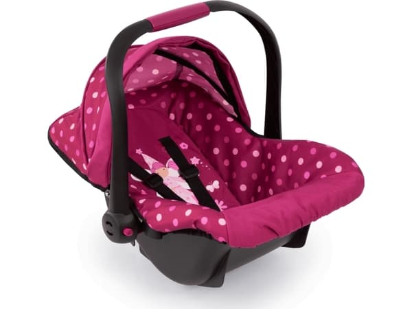BAYER Car seat with canopy maroon 67967