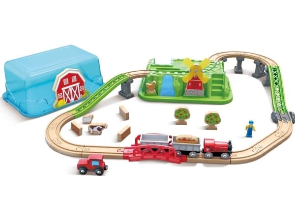 Hape HAPE Togsporsett Countryside bøtte, E3772A