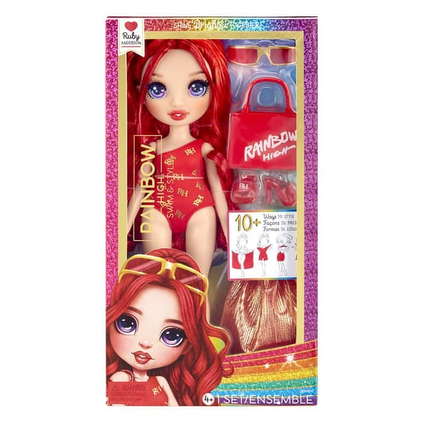 Rainbow High Svøm & Stil Mode Dukke Ruby