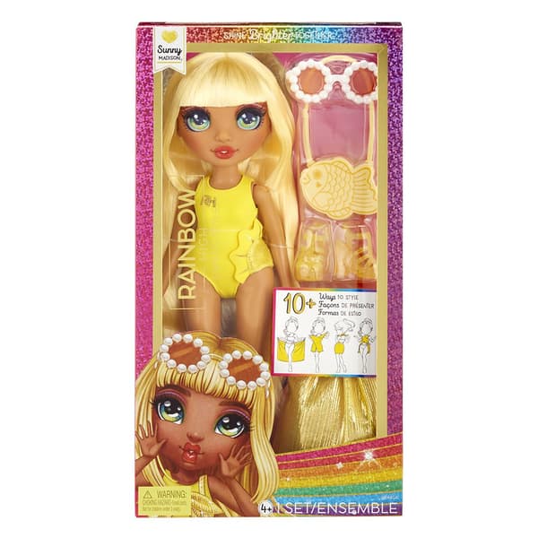 Rainbow High Svøm Og Stil Mode Dukke Sunny