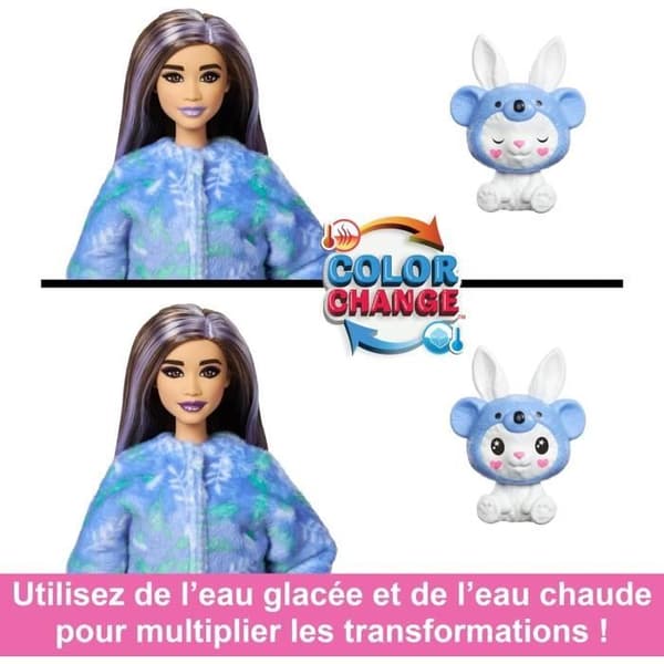 Docka med Barbie-Cutie Reveal-Costume Themed Doll, Koala Bunny HRK26