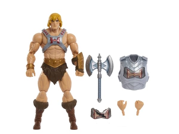 Masters of the Universe Masterverse Battle Armor He-Man Action Figure, 6 år, Flerfarget, Plast