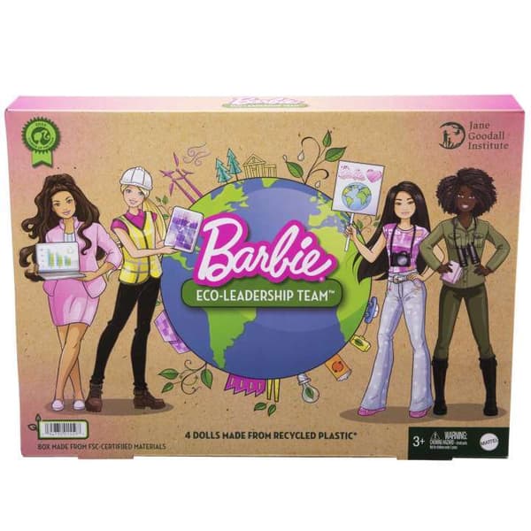 Barbie Eco-Leadership Team 4 Doll Set