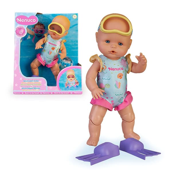 Nenuco Lär Dig Dyka Babydocka