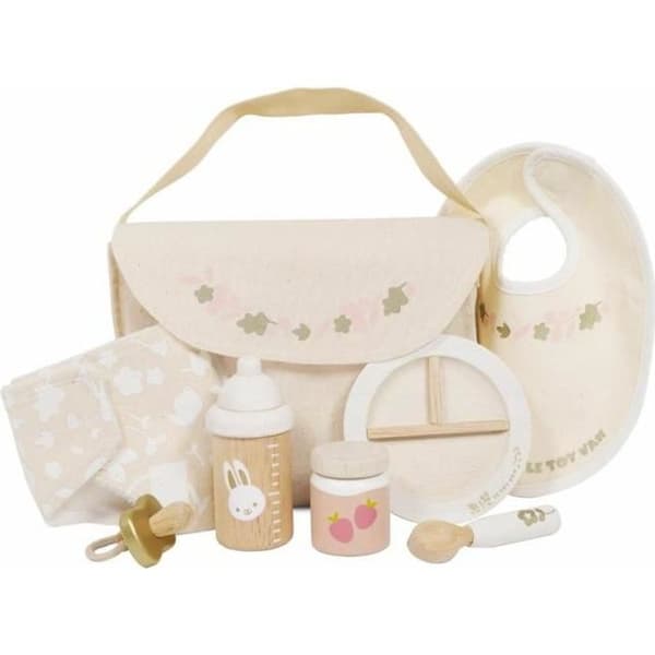 Doll Care Kit - Le Toy Van - Flaskstorlek: 4,5x4,5x10 cm - Ålder: 2+ - Material: bomull, trä