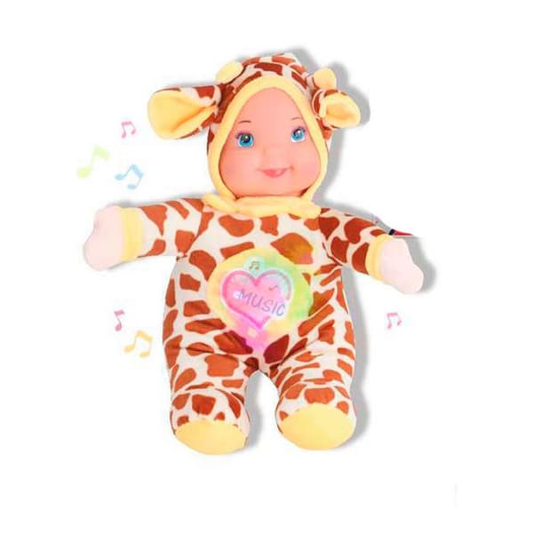 Reig Musicales Giraff Musical 35 Centimeter Docka Orange
