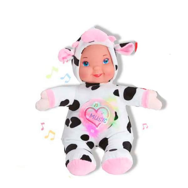 Reig Musicales Docka Musical Vaquita 35 Cm Rosa