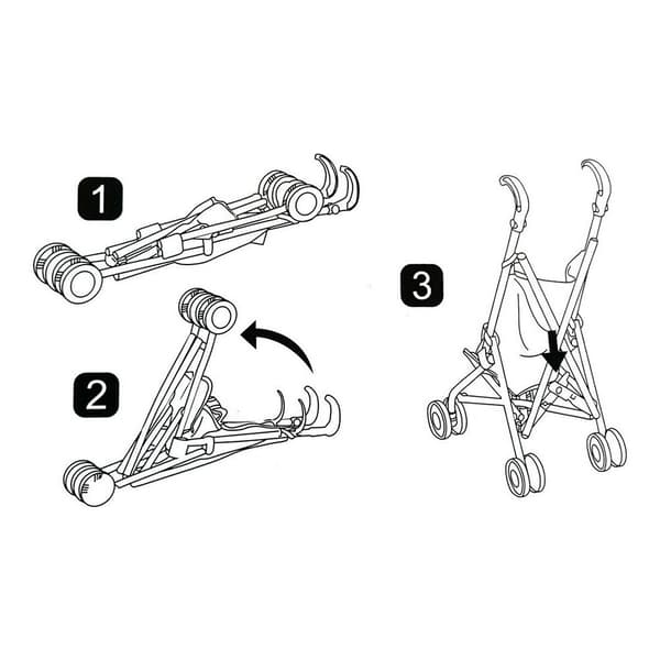 Reig Musicales Basic-rosa Paraplystol Docka 55.50x41.50x25.50 Cm Rosa