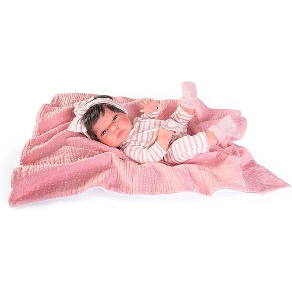 MuÑecas Antonio Juan Nyfödd Docka Baby Toneta Rosa