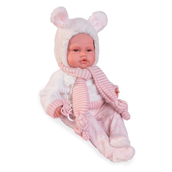 MuÑecas Antonio Juan Babydooo Doll Words Hætter Rosa