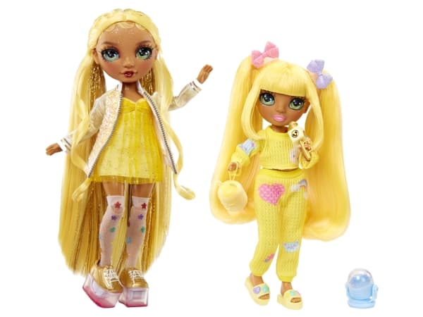 Rainbow High Junior High PJ Party Fashion Doll- Sunny (Yellow), Fashion doll, Female, 4 yr(s), Boy/Girl, 177.8 mm, Multicolour
