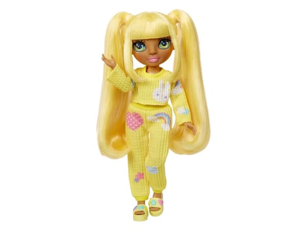 Rainbow High Junior High PJ Party Fashion Doll- Sunny (Yellow), Fashion doll, Female, 4 yr(s), Boy/Girl, 177.8 mm, Multicolour