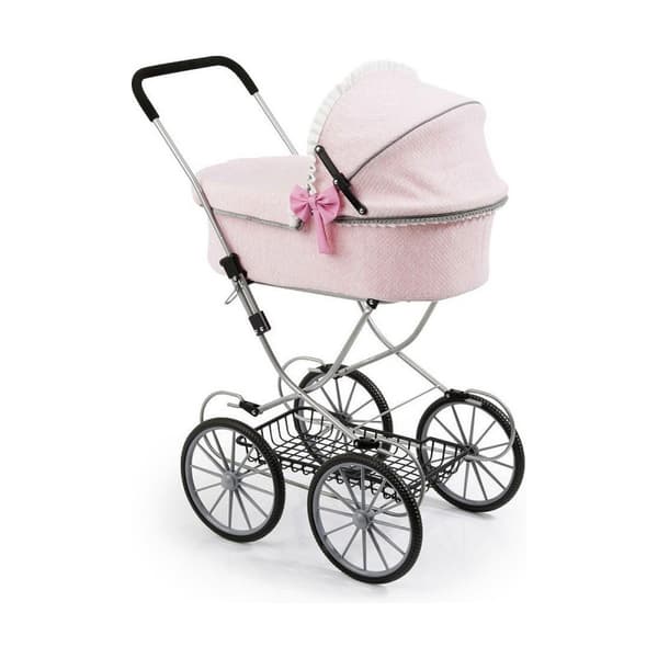 Dockvagn Reig Dolls Pram Rosa 64 cm