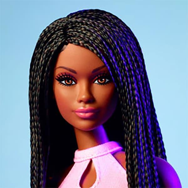Barbie Flätor Rosa Kjol Outfit Doll Looks 21