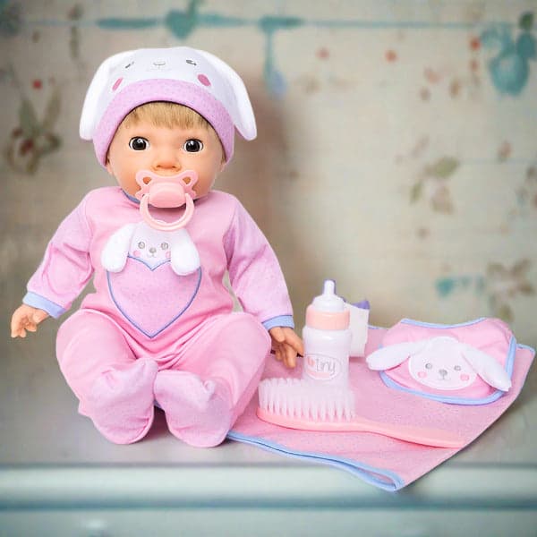 Tiny Treasures Peekaboo Bunny Baby Doll