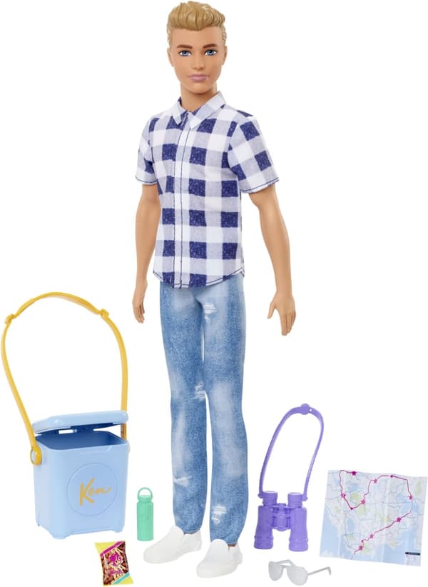 Barbie Camping Ken -muotinukke