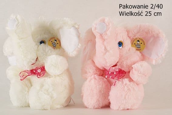 Deef Słoń z kokardą 25 cm