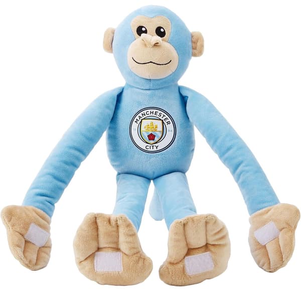Manchester City FC Monkey Plush Toy Sky Blue One Size