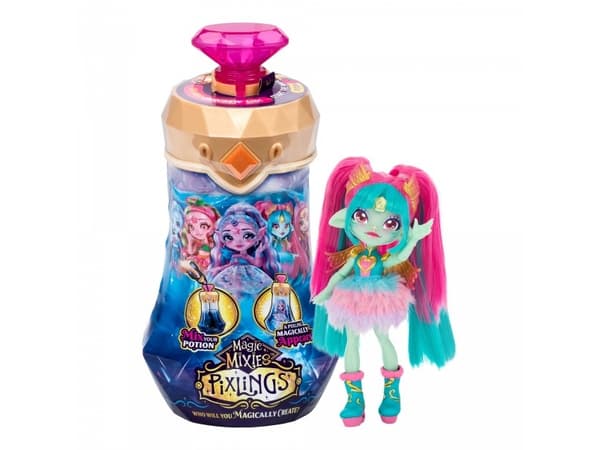 Magic Mixies Amber Dragon Pixling-docka