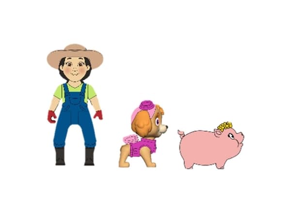 Paw Patrol Hero Pup - Farmer Yumi & Skye