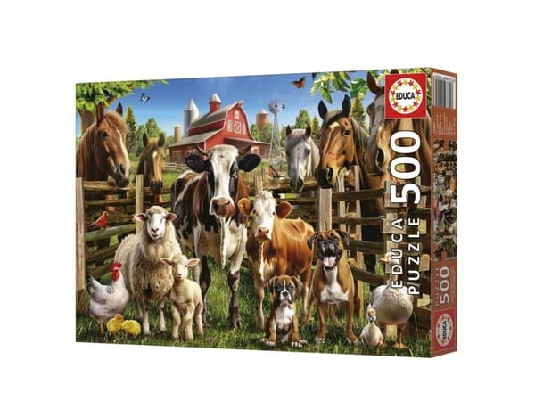Educa 500 Farmyard Buddies