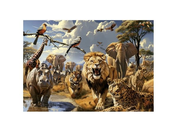 Educa 1000 Wild Animals