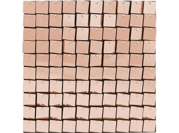 Dekorativt panel champagne sort bakgrunn 30x30cm