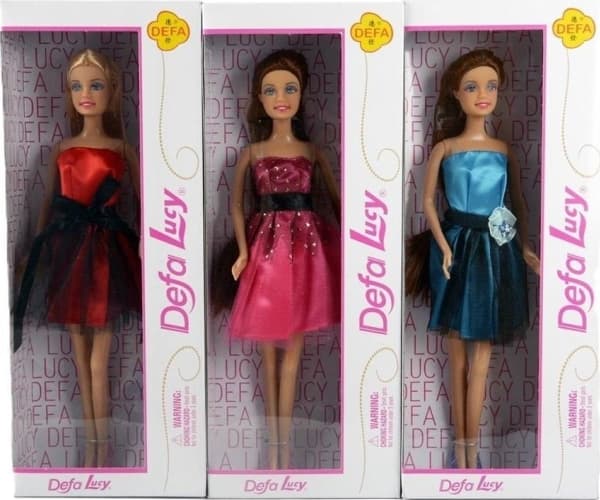 Madej Doll 29cm 3 typer cocktailkjole 009704 57784