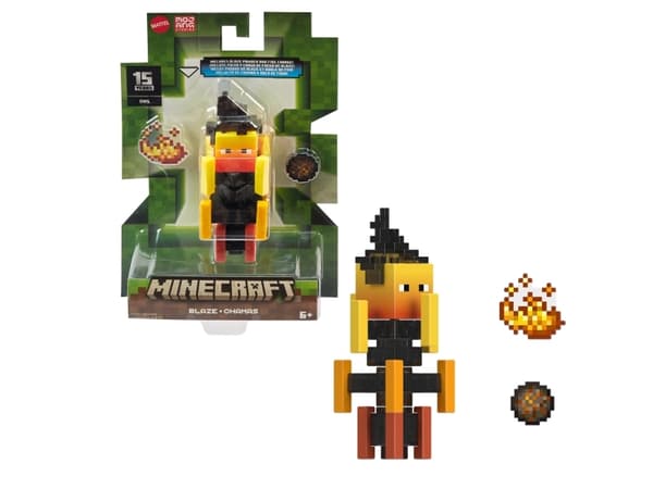 Mattel Minecraft Basic Figur, Blaze