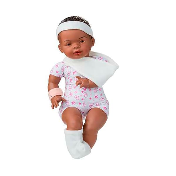 Berjuan Aphric Hospital Girl Doll Newborn 45 Cm Rosa