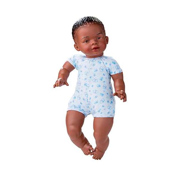 Berjuan Barn Afrikansk Sjukhusdocka Newborn 45 Cm Flerfärgad