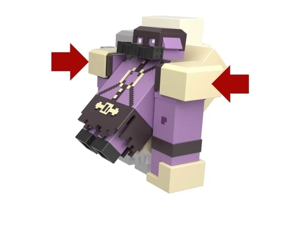 Minecraft LEGENDS PIGMADILLO VS SKELETON Figures, 6 år, Flerfarget, Plast