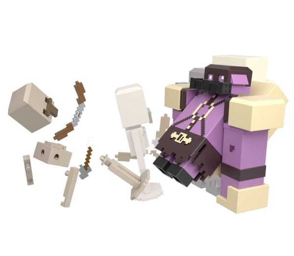 Minecraft LEGENDS PIGMADILLO VS SKELETON Figures, 6 år, Flerfarget, Plast